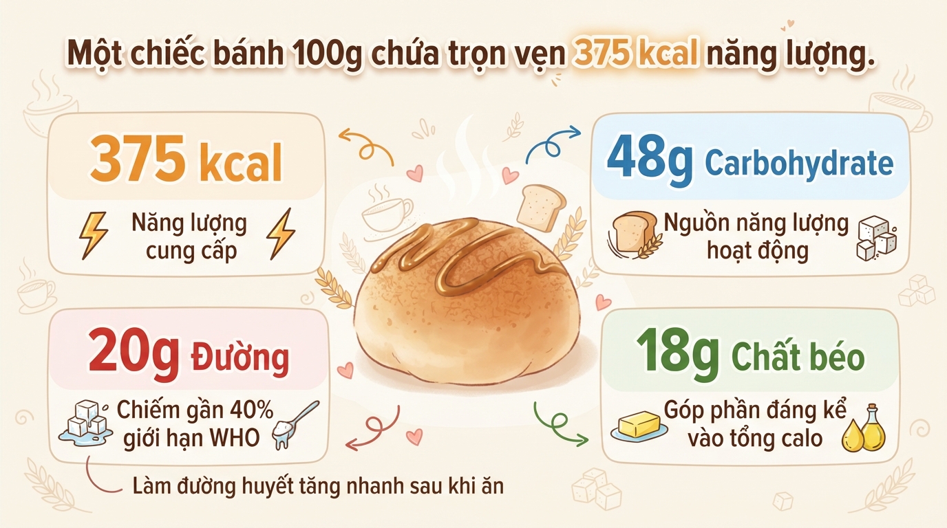 Bánh papparoti bao nhiêu calo? Ăn có béo không và mẹo thưởng thức hợp lý