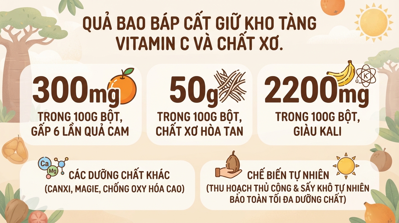 Cây bao báp là gì? 6 công dụng của cây baobab với sức khỏe