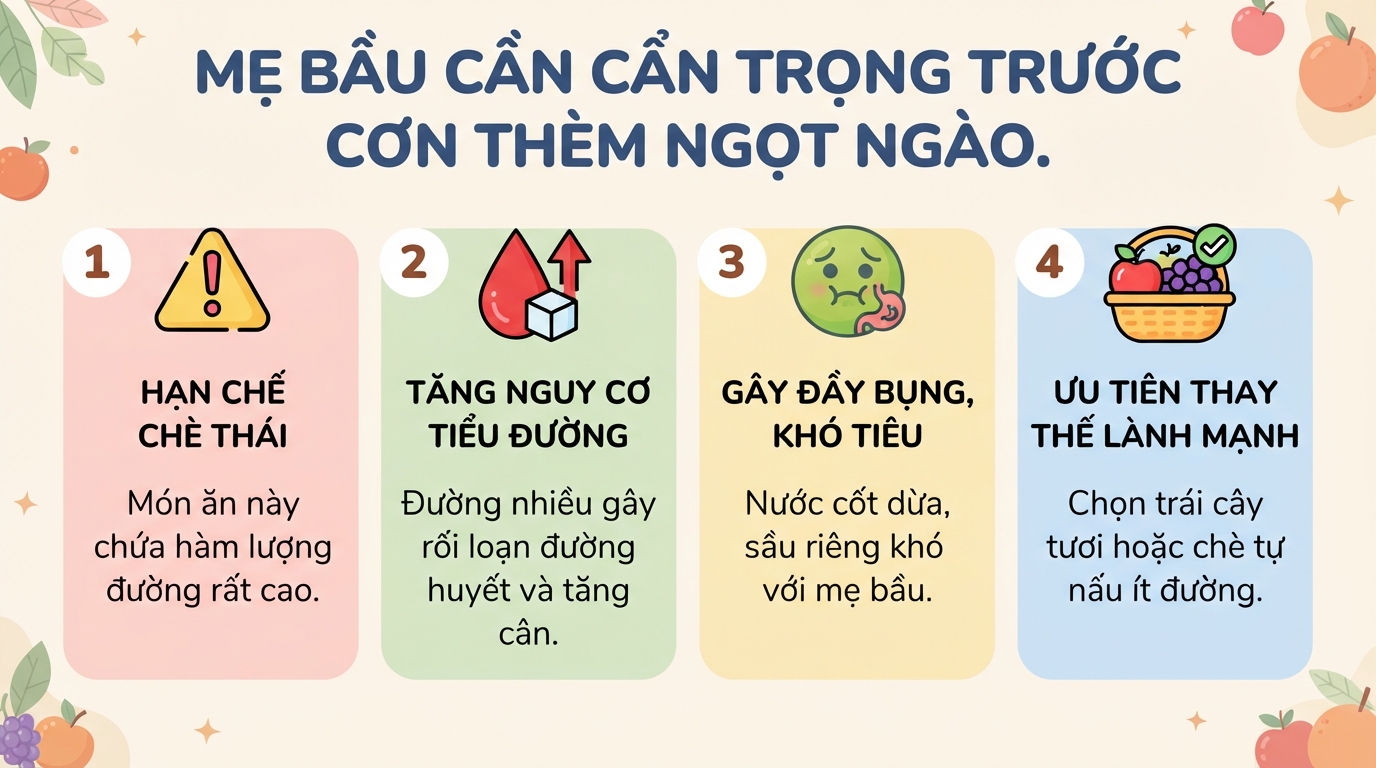 Chè Thái bao nhiêu calo? Cách ăn hợp lý để hạn chế tăng cân