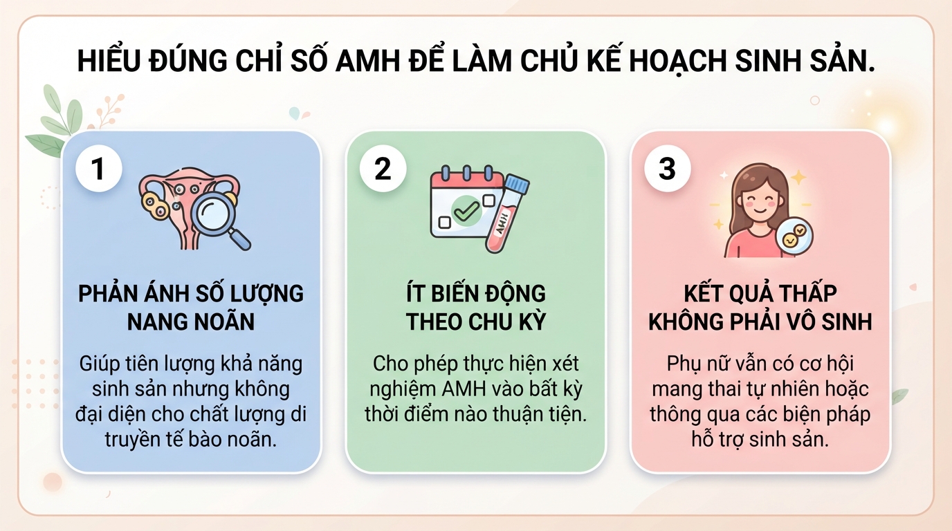 Xét nghiệm AMH là gì? Ý nghĩa chỉ số dự trữ buồng trứng