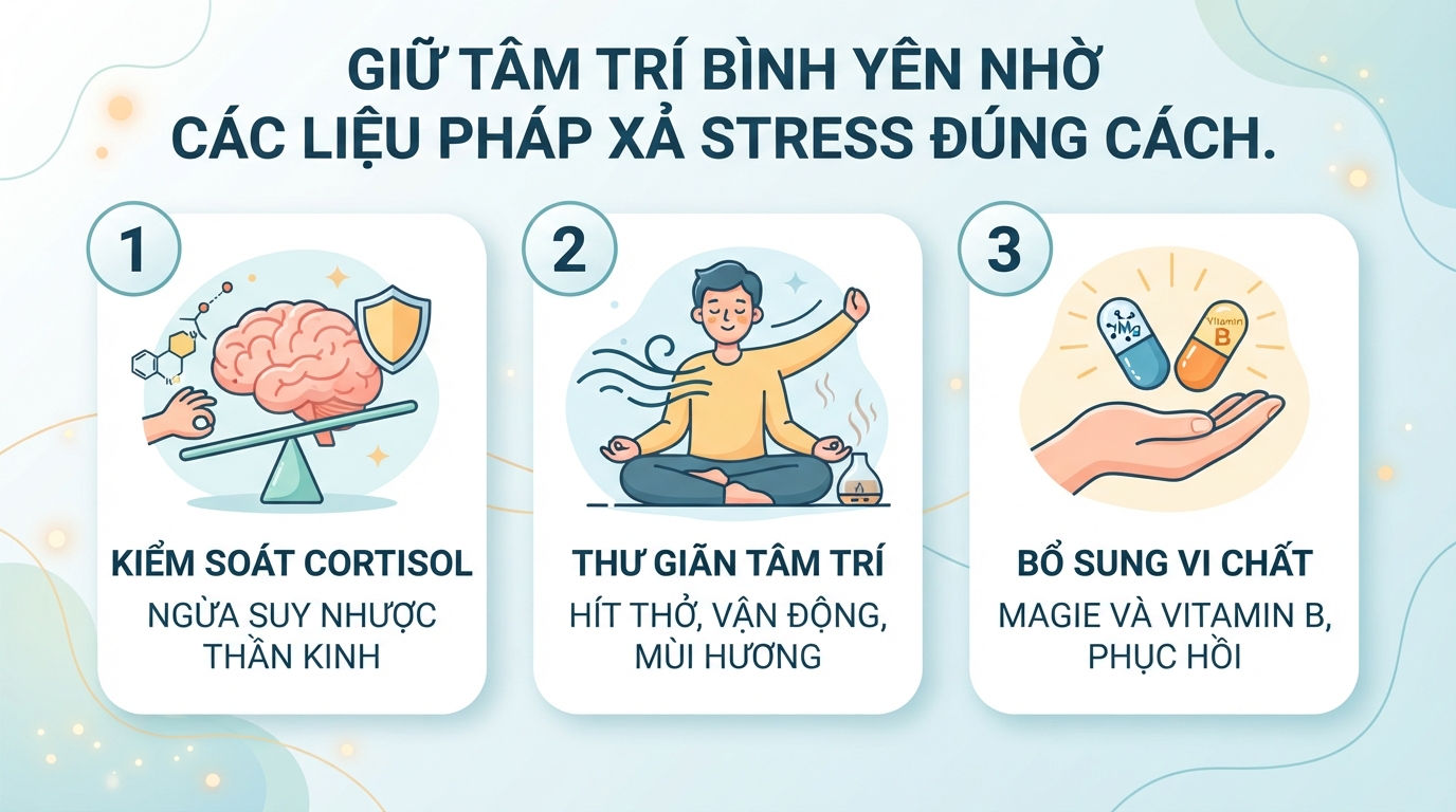 5 cách xả stress tại nhà giúp thư giãn tinh thần hiệu quả