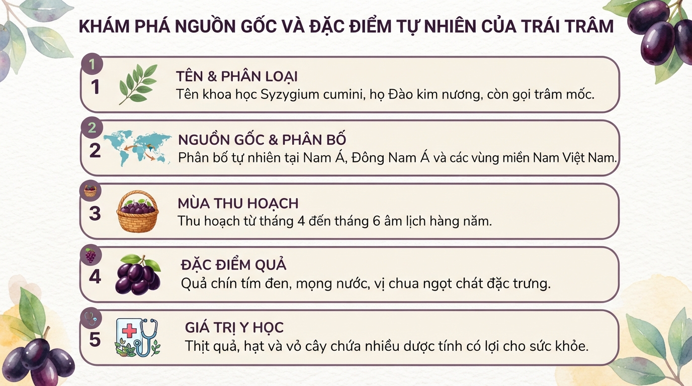 Trái trâm là gì? 5 tác dụng của trái trâm đối với sức khỏe