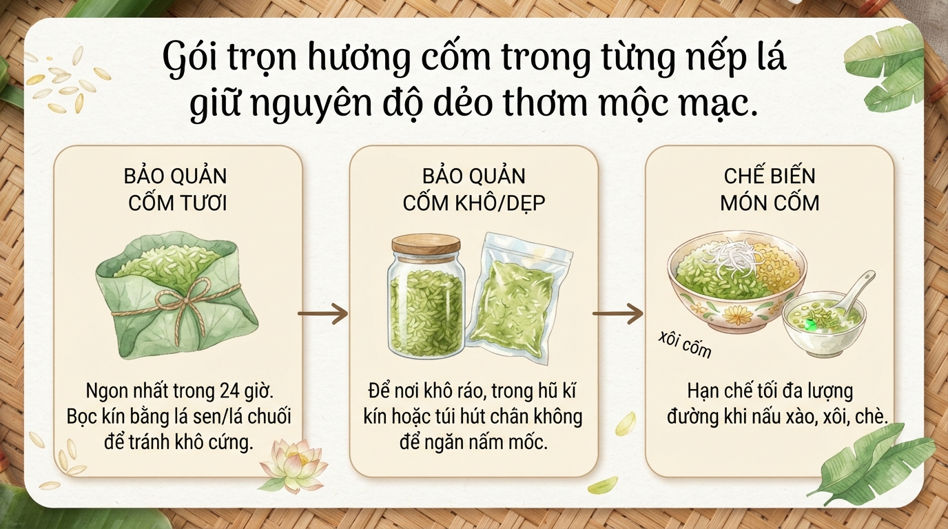Cốm bao nhiêu calo? Giá trị dinh dưỡng và lưu ý cho người tiểu đường