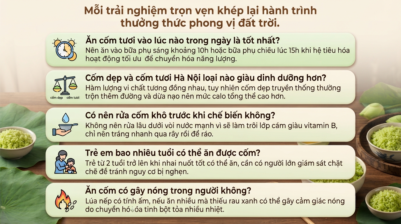 Cốm bao nhiêu calo? Giá trị dinh dưỡng và lưu ý cho người tiểu đường