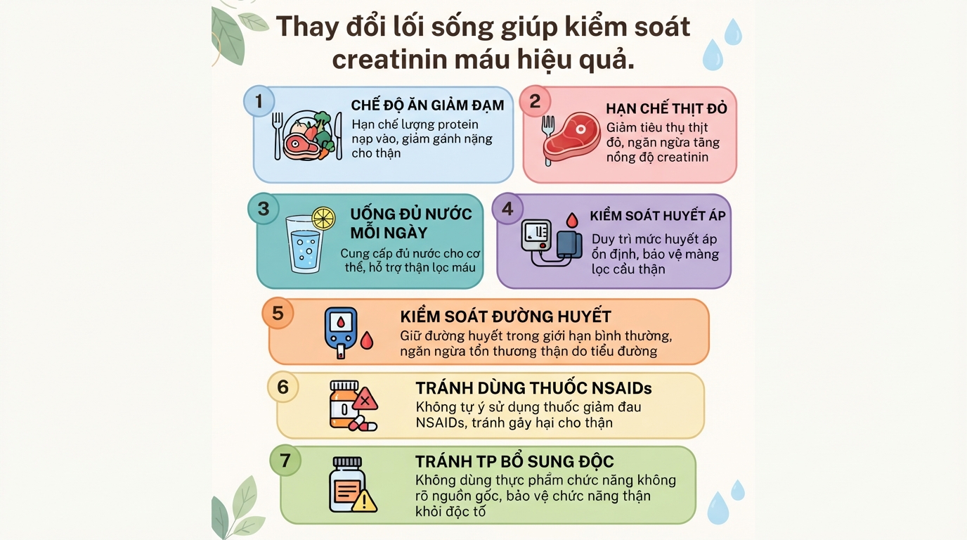 Creatinin máu là gì? Ý nghĩa chỉ số trong đánh giá chức năng thận