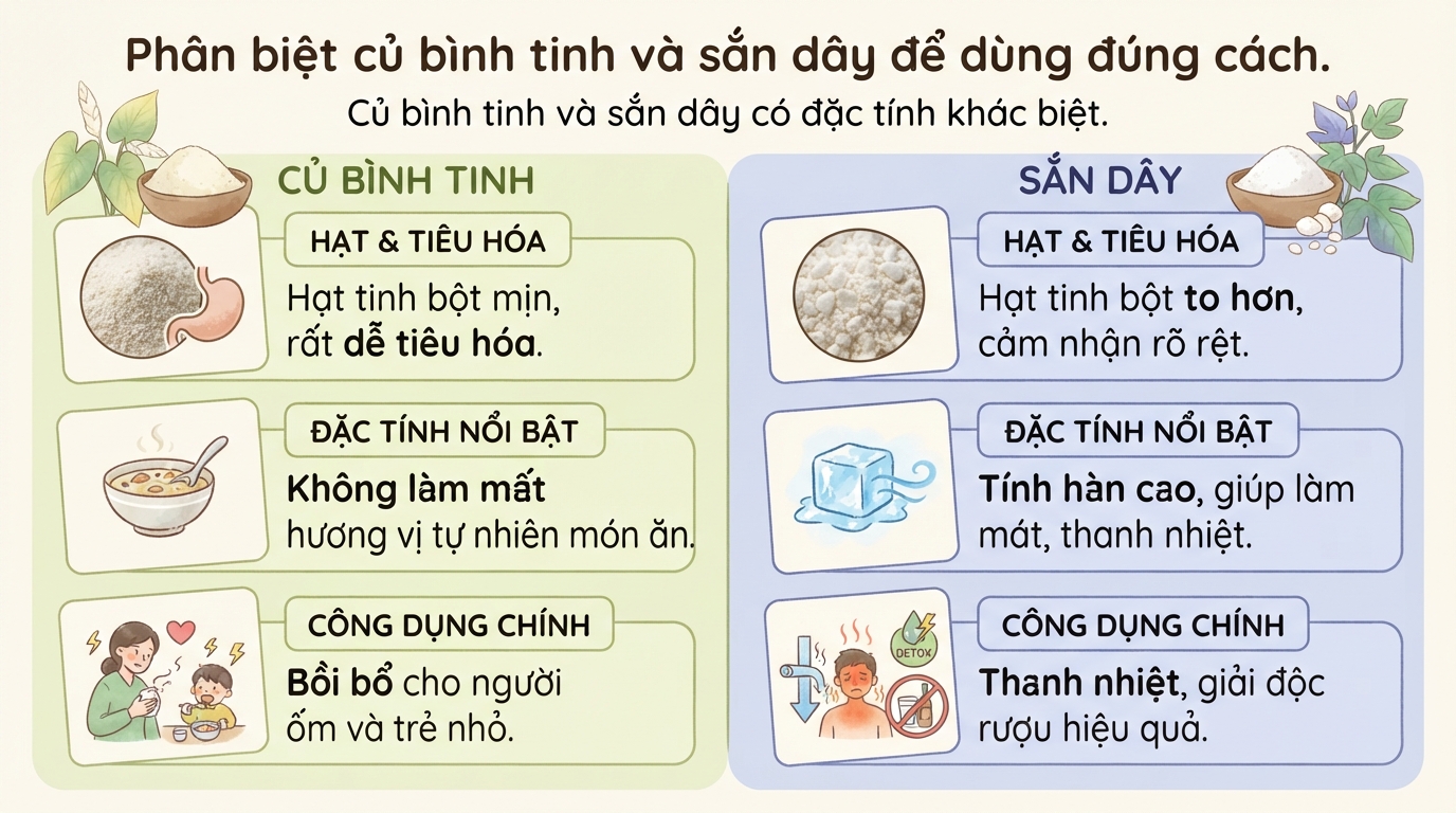 Củ bình tinh là gì? Giá trị dinh dưỡng, công dụng và cách sử dụng