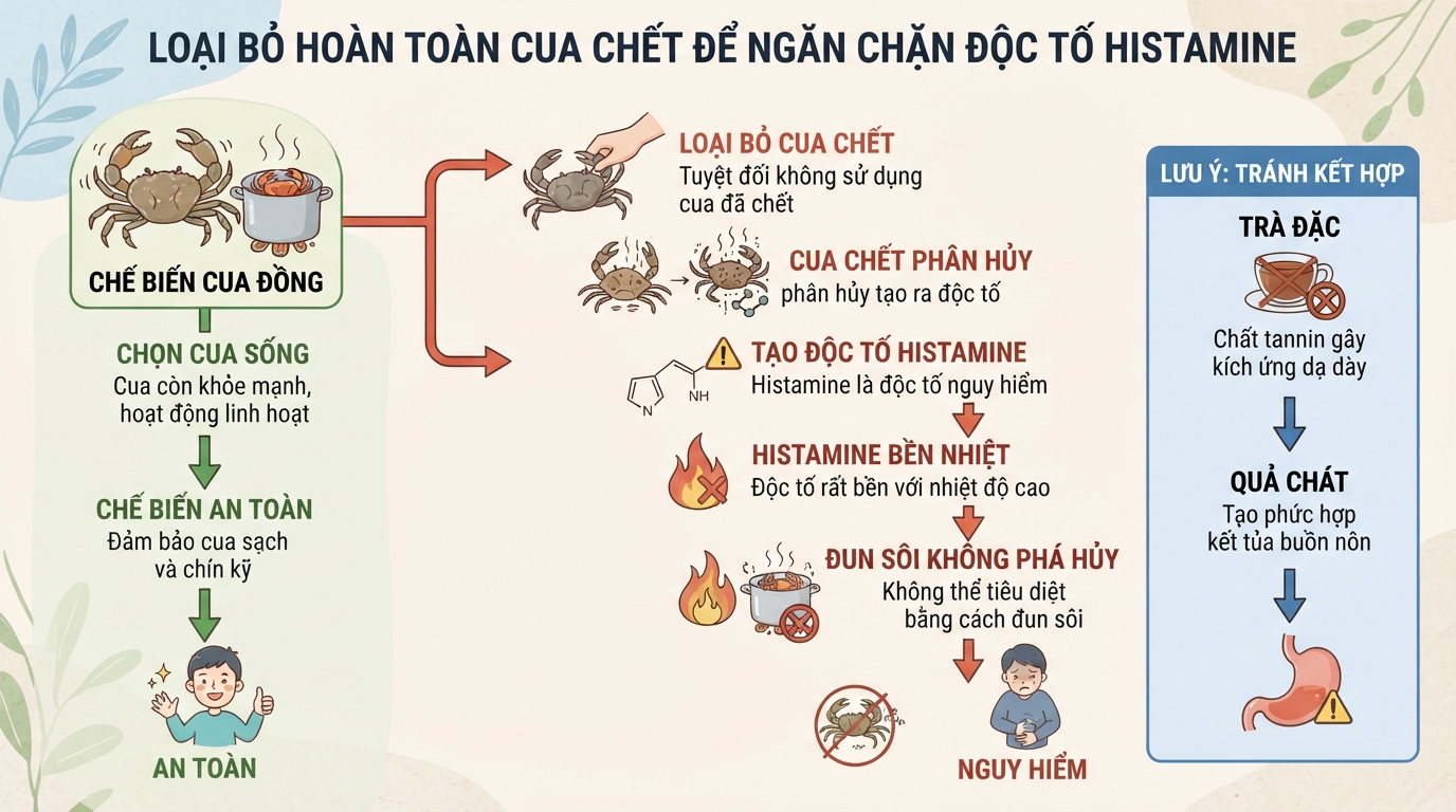 Cua đồng: Giá trị dinh dưỡng, tác dụng sức khỏe và các lưu ý
