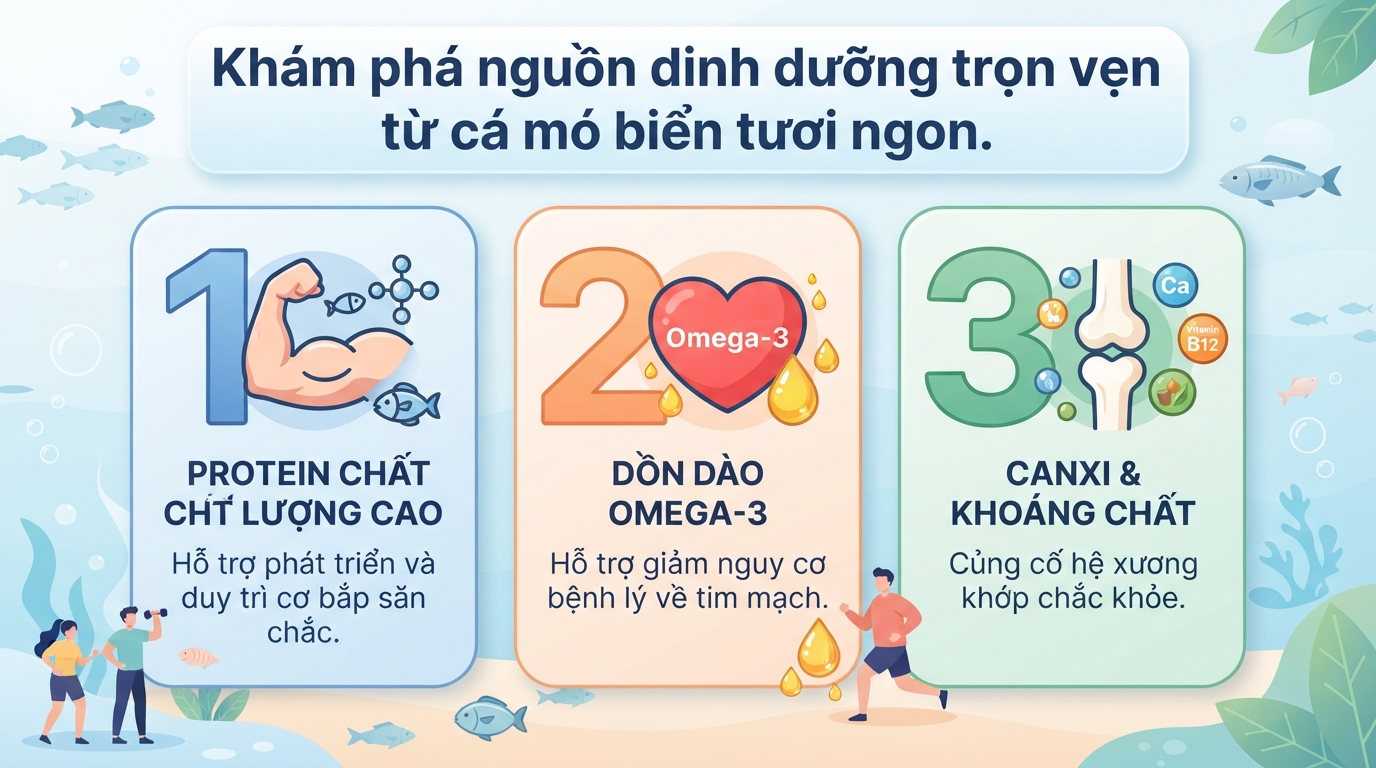 Cá mó (cá vẹt) có tốt không? Giá trị dinh dưỡng và tác dụng sức khỏe
