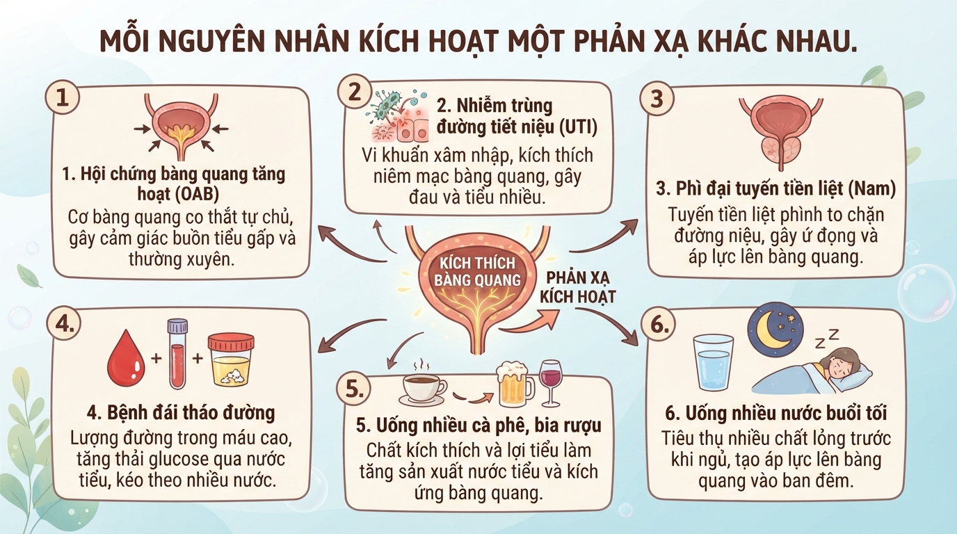 Đi tiểu nhiều lần là dấu hiệu gì? Khi nào cần đi khám?
