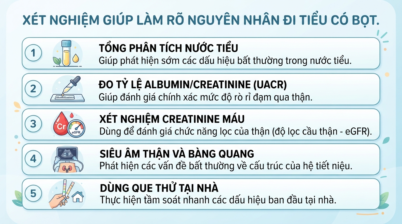 Đi tiểu có bọt là dấu hiệu gì? Nguyên nhân và cách xử trí