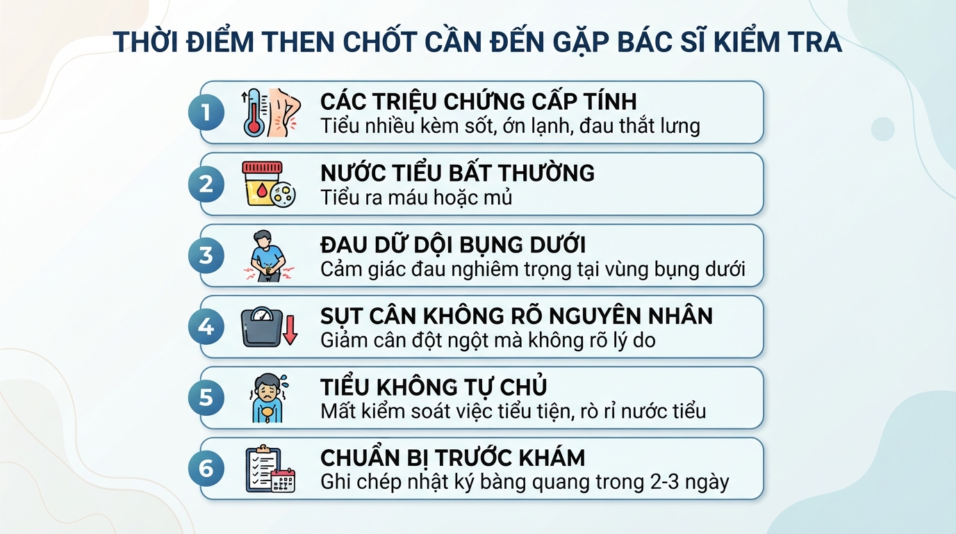 Đi tiểu nhiều lần là dấu hiệu gì? Khi nào cần đi khám?