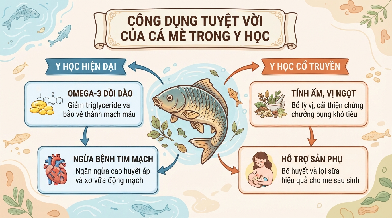 Ăn cá mè có tốt không? Giá trị dinh dưỡng và lưu ý khi ăn