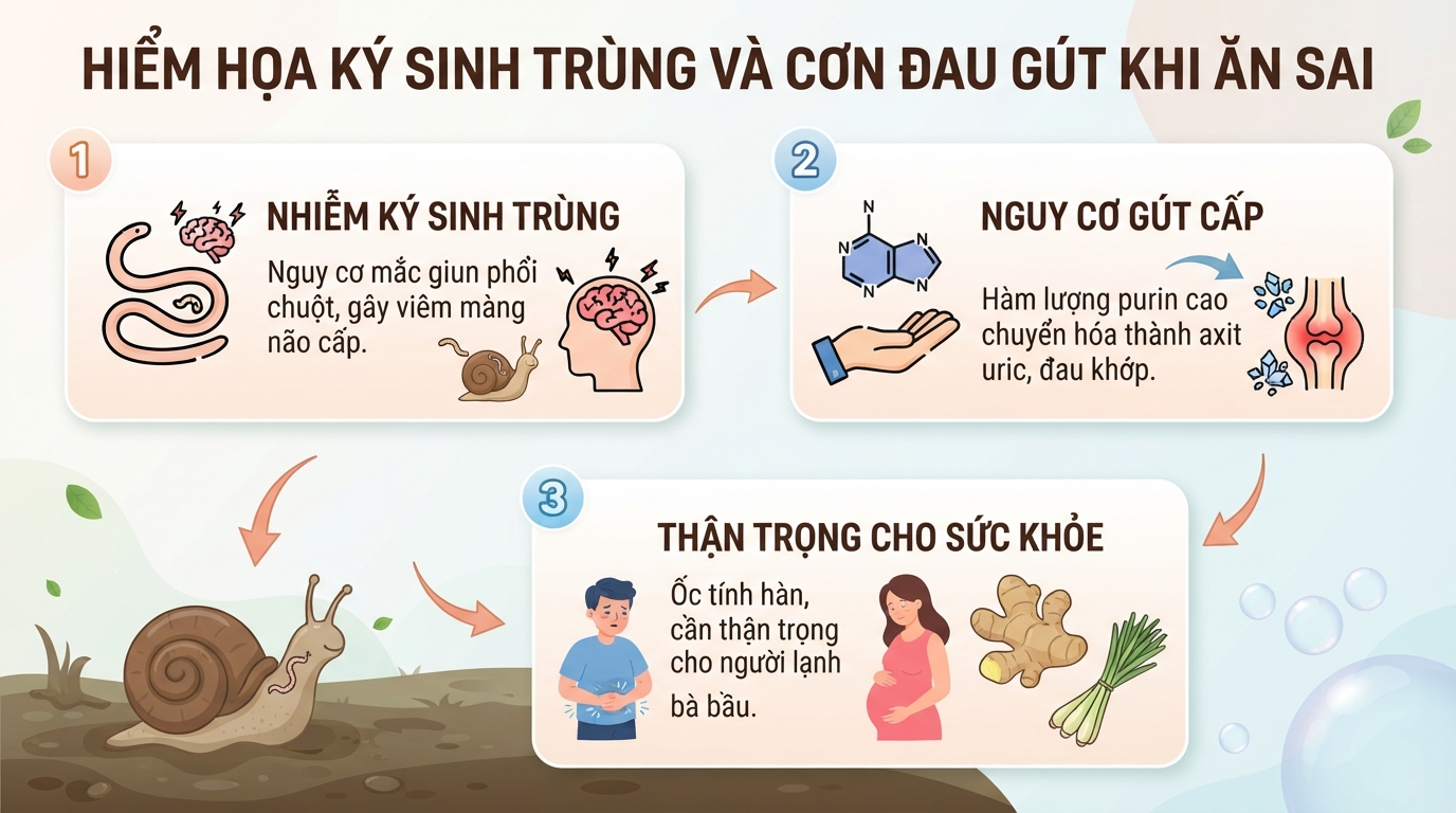 Ốc bươu có tác dụng gì? Lợi ích và lưu ý khi ăn