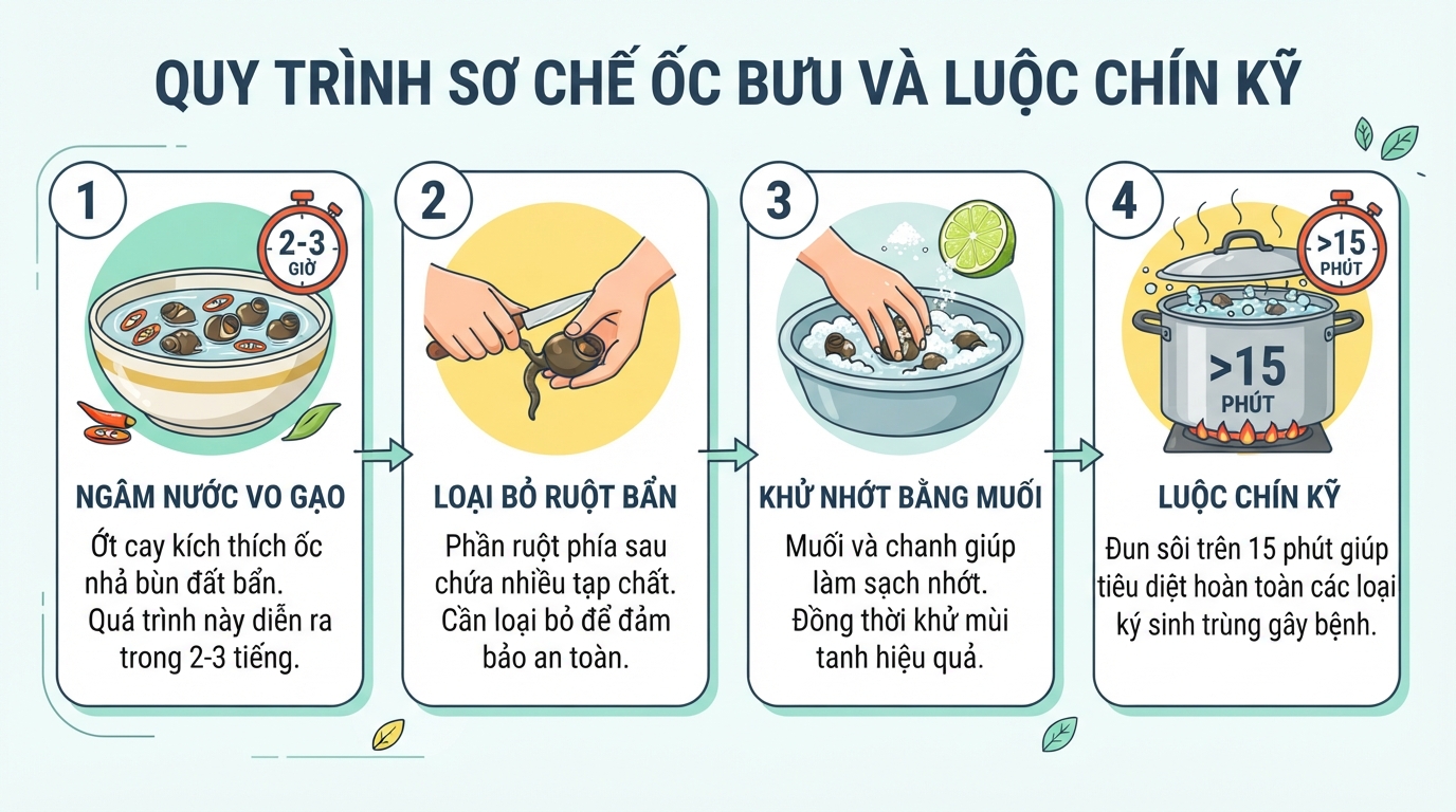 Đun sôi trên 15 phút giúp tiêu diệt hoàn toàn các loại ký sinh trùng.