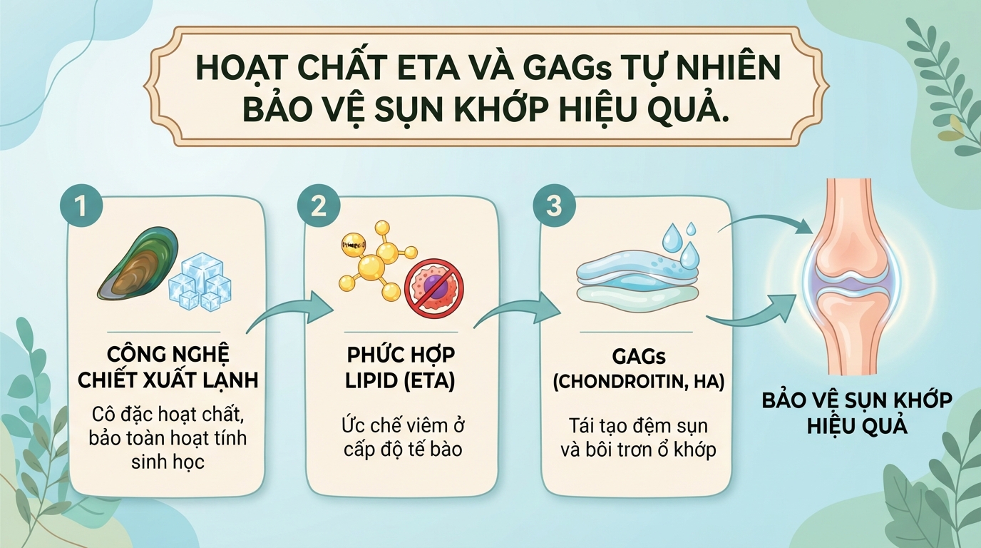 Vẹm xanh có tác dụng gì? Lợi ích cho xương khớp và lưu ý khi dùng