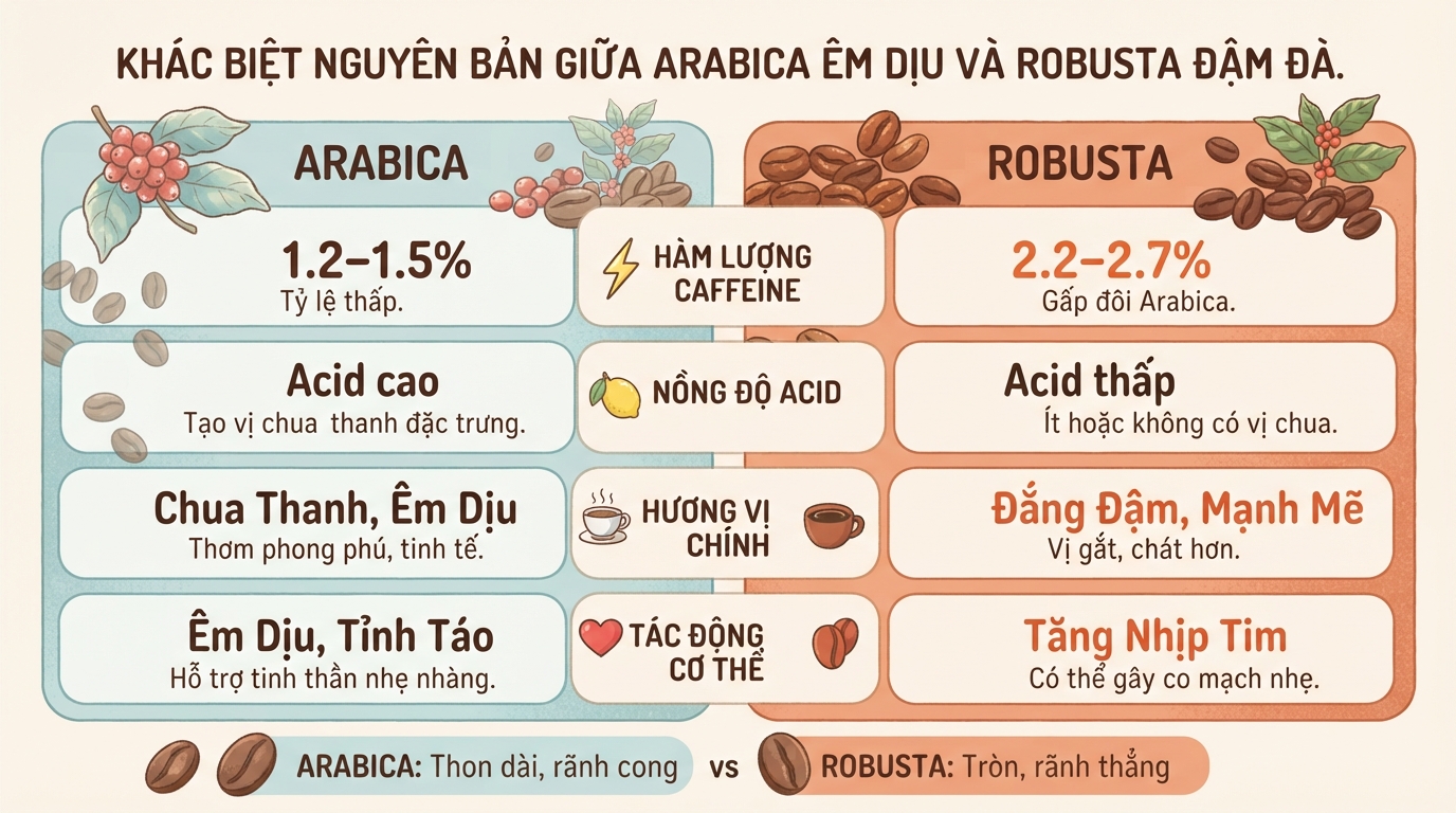 Cà phê Arabica là gì? Thành phần, lợi ích sức khỏe và cách uống phù hợp