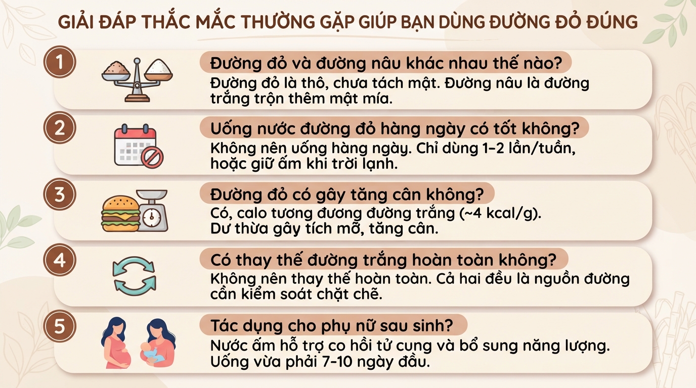 Đường đỏ là gì? Thành phần dinh dưỡng và 5 lợi ích đối với sức khỏe