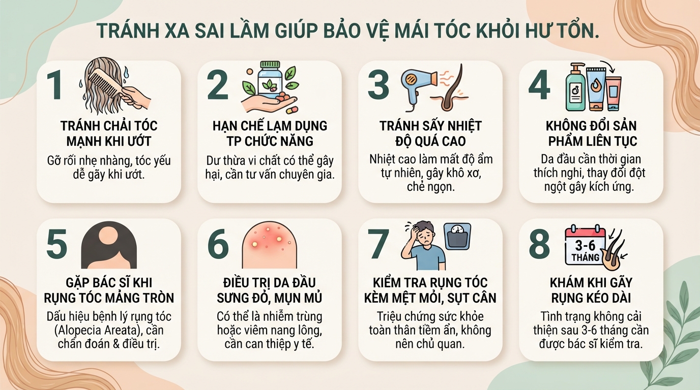 Cách dưỡng tóc khỏe đẹp và hạn chế hư tổn tại nhà