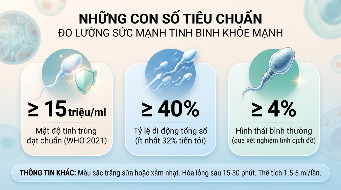 Tinh trùng là gì? Dấu hiệu nhận biết tinh trùng khỏe mạnh ở nam giới
