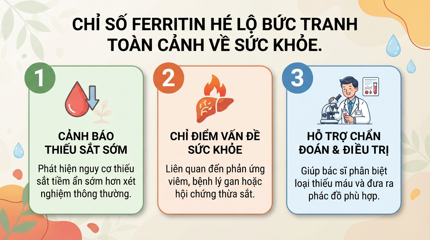 Ferritin là gì? Ý nghĩa chỉ số định lượng ferritin trong máu chi tiết