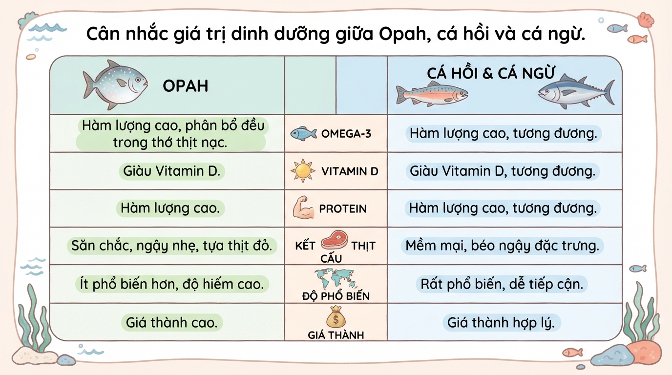 Cá mặt trăng Opah là gì? Giá trị dinh dưỡng, lợi ích và cách chế biến