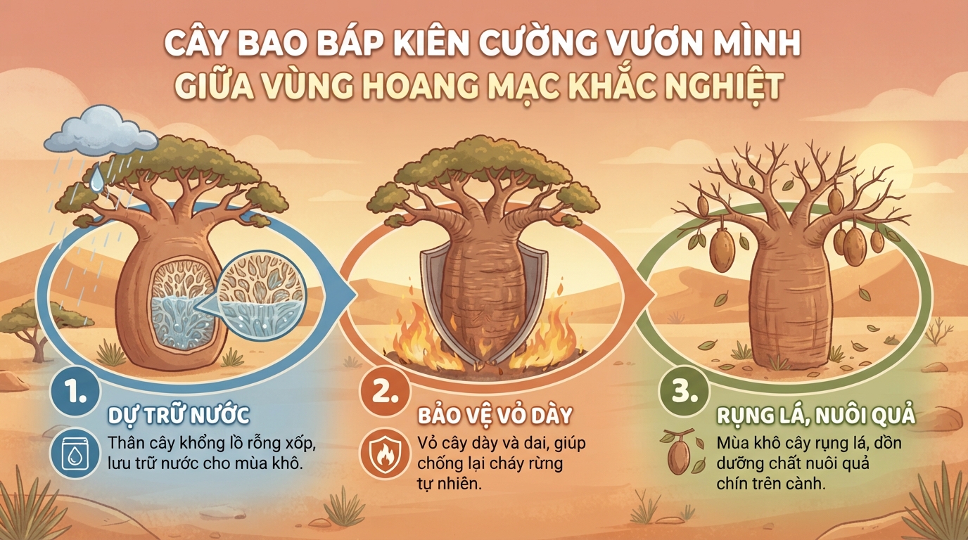 Cây bao báp là gì? 6 công dụng của cây baobab với sức khỏe