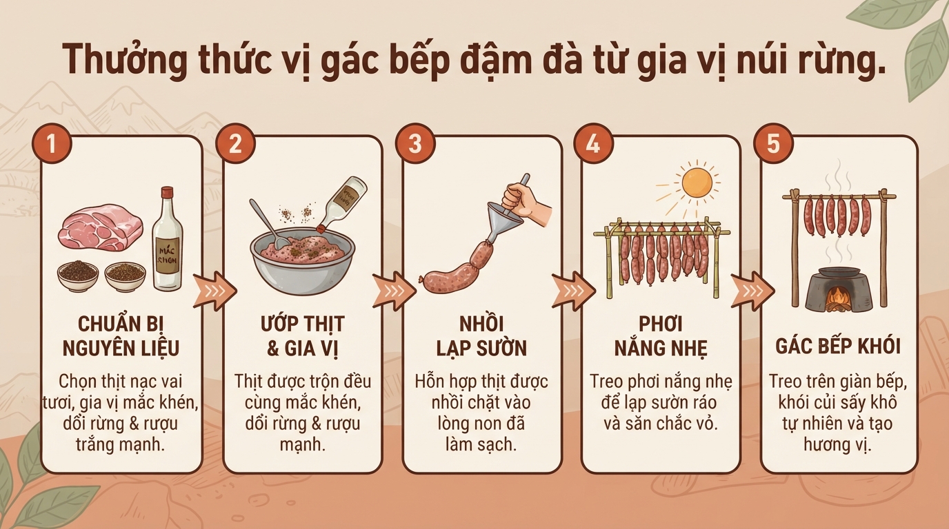 Cách làm lạp xưởng tươi thơm ngon, chuẩn vị và an toàn tại nhà