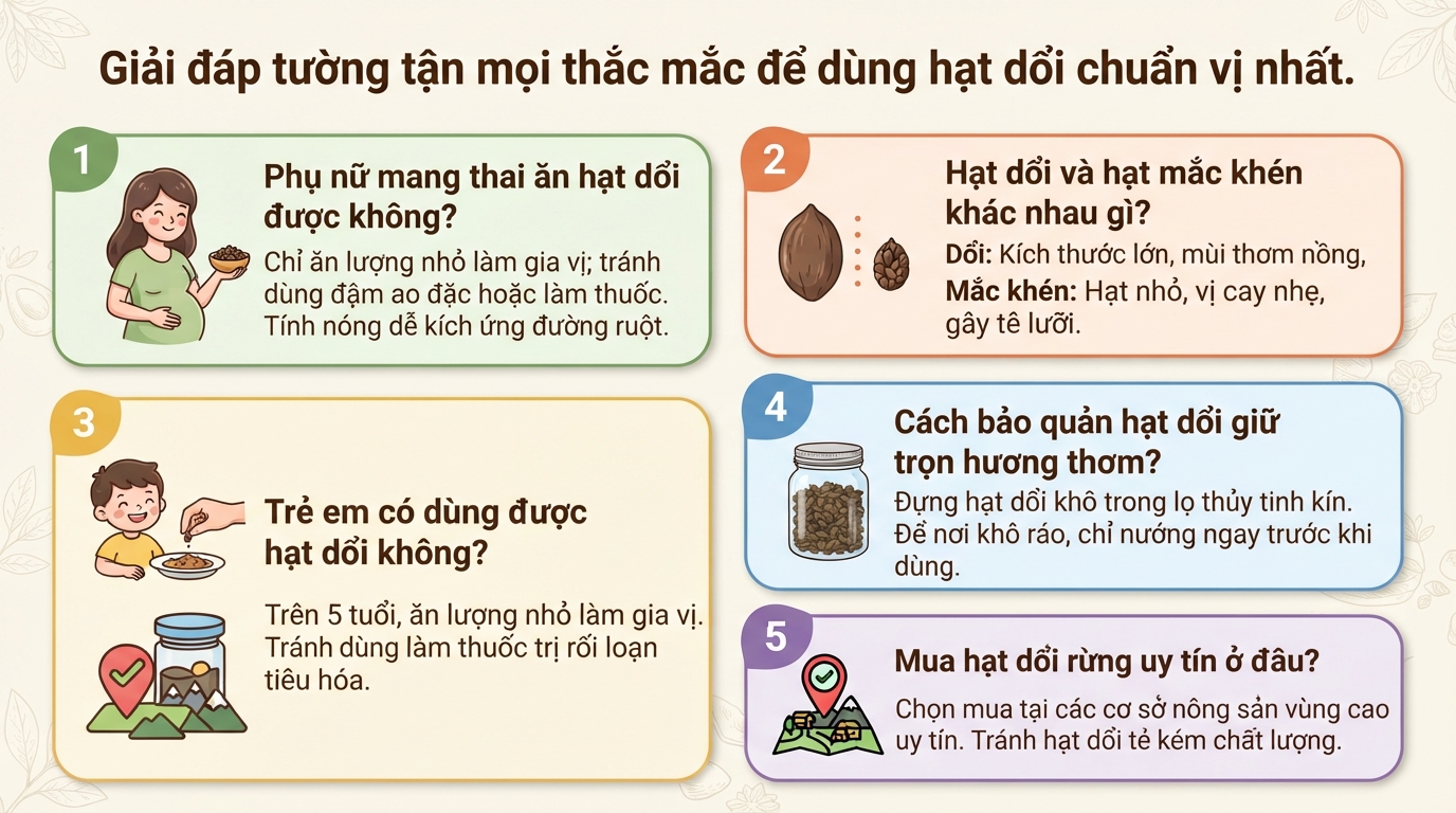Hạt dổi là gì? Công dụng, cách dùng và lưu ý khi sử dụng