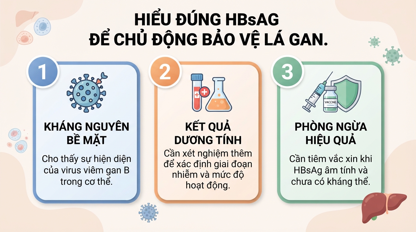 HBsAg là gì? Ý nghĩa xét nghiệm viêm gan B và cách đọc kết quả
