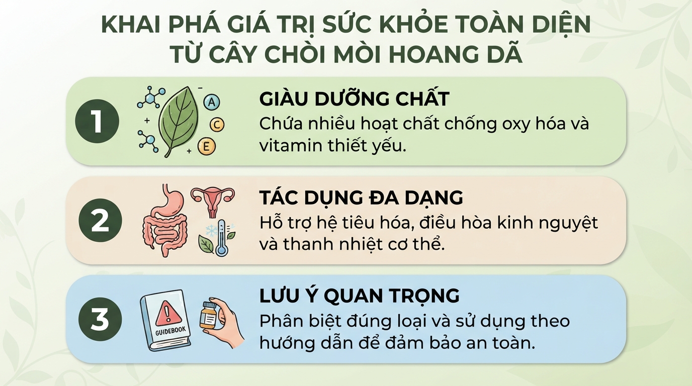 Cây chòi mòi có tác dụng gì? Công dụng và lưu ý sức khỏe khi sử dụng