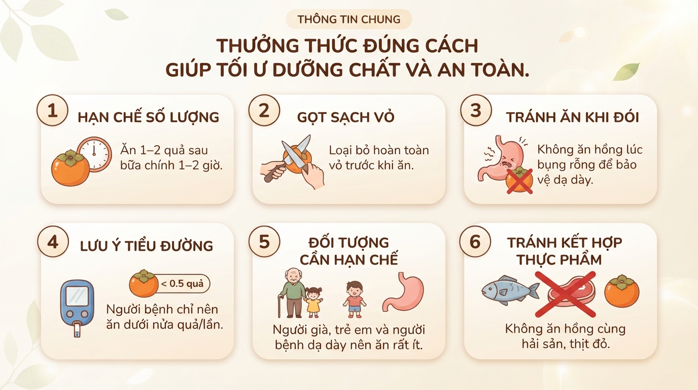 Hồng giòn có tác dụng gì? 6 lợi ích và lưu ý khi dùng