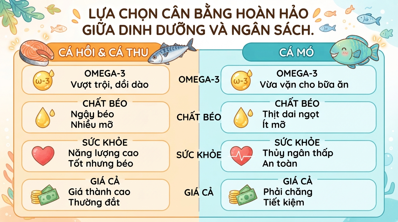 Cá mó (cá vẹt) có tốt không? Giá trị dinh dưỡng và tác dụng sức khỏe