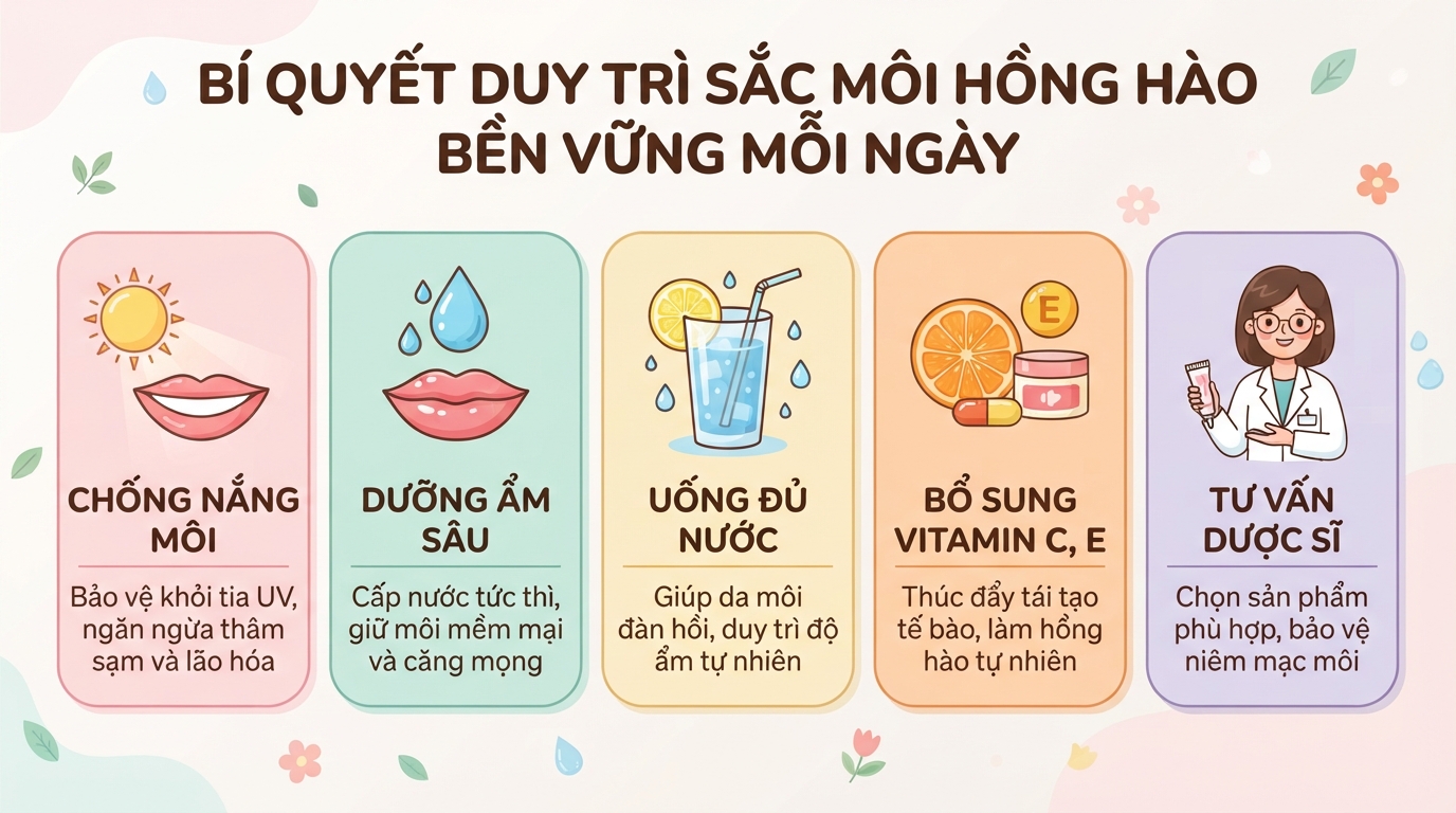 Khử thâm môi là gì? Cơ chế, chi phí và cách chăm sóc an toàn