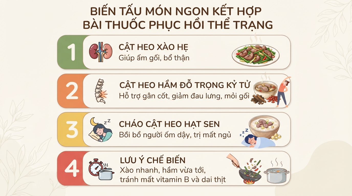 Cật heo có tác dụng gì? Giá trị dinh dưỡng, tác hại và lưu ý khi ăn