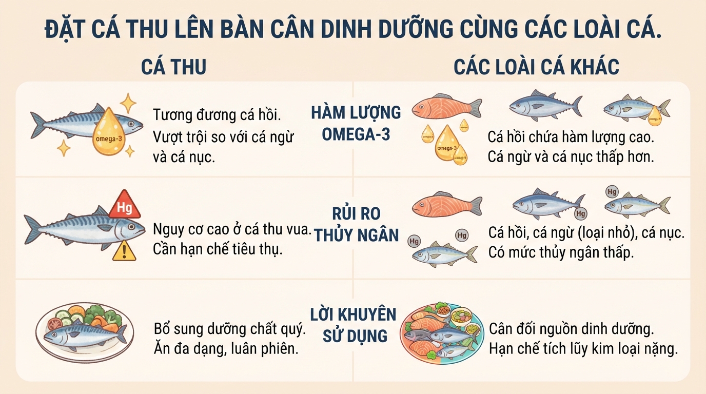 Cá thu loại nào ngon? Cách phân biệt và chọn cá thu tươi ngon