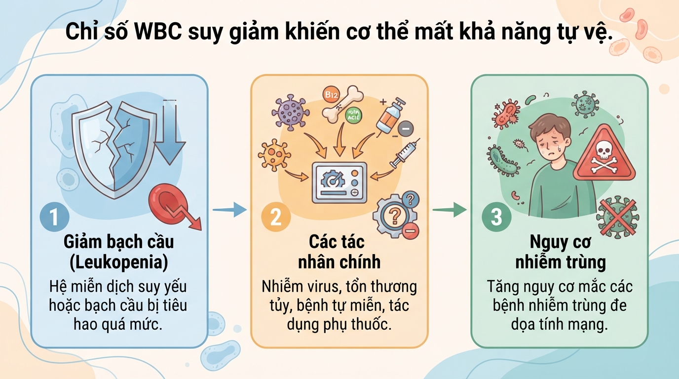 WBC trong xét nghiệm máu là gì? Ý nghĩa chỉ số và khi nào cần đi khám