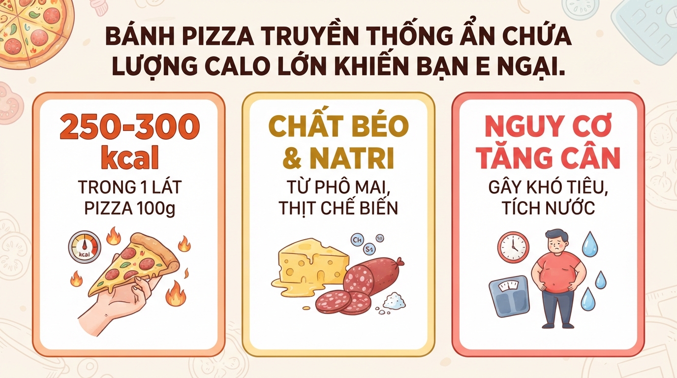 Bánh pizza: Cách làm tại nhà và mẹo ăn hợp dinh dưỡng