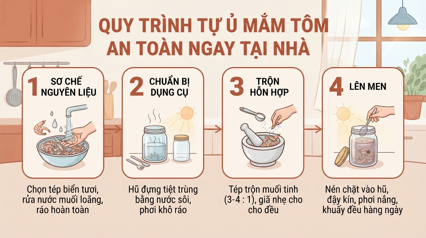 Mắm tôm làm từ gì? Giá trị dinh dưỡng và 4 lưu ý khi ăn