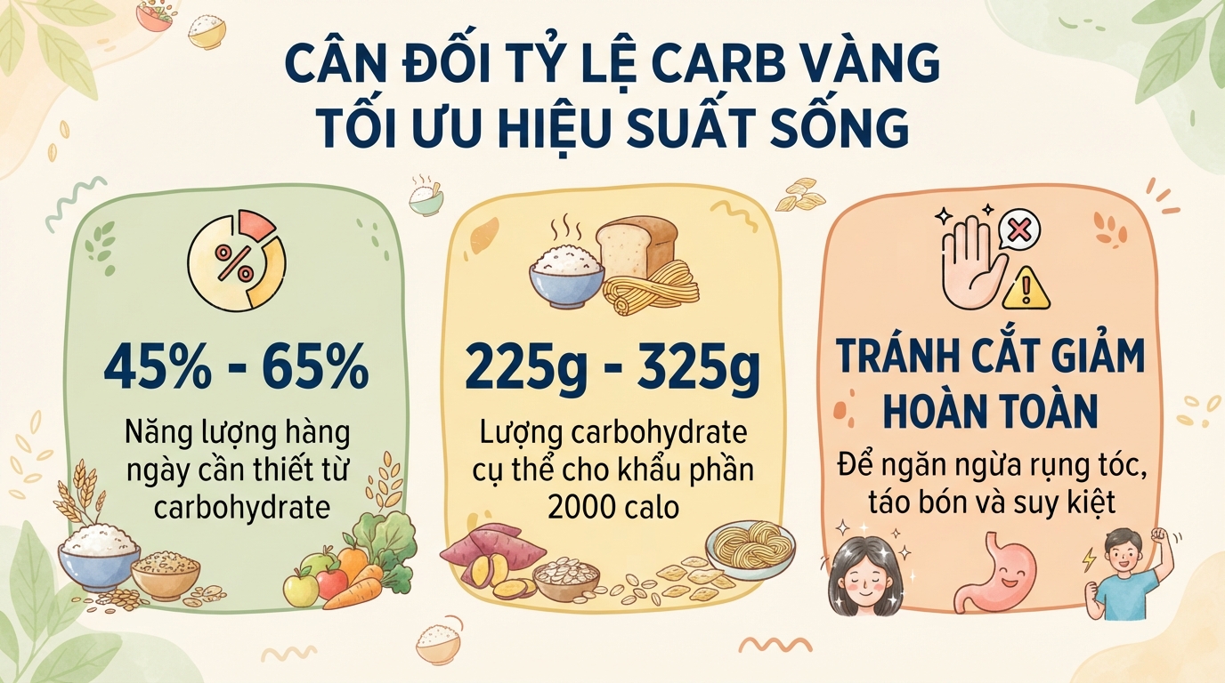 Carb là gì? Phân biệt carb tốt và carb xấu để xây dựng chế độ ăn lành mạnh