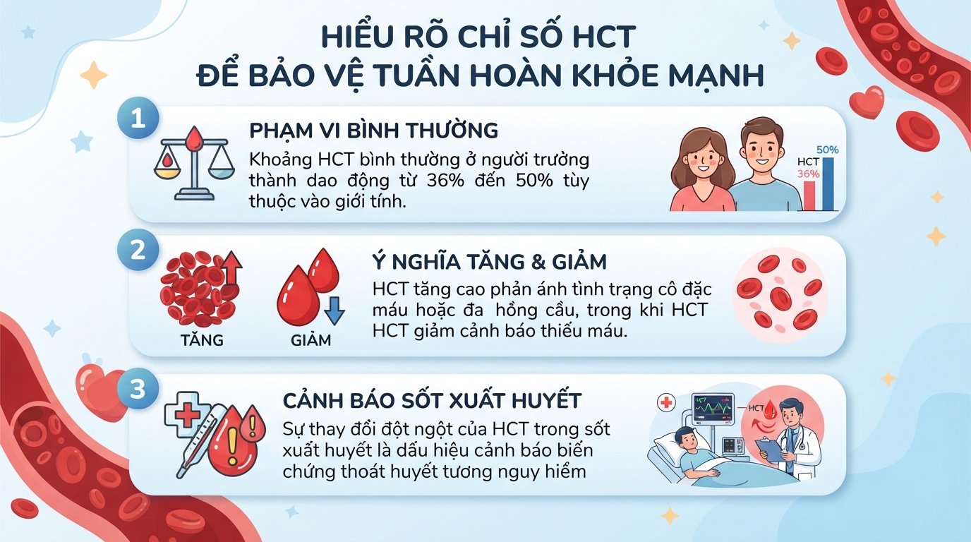 HCT trong xét nghiệm máu là gì? Ý nghĩa và khi nào cần lưu ý