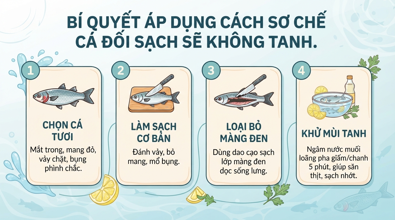 Cá đối là cá gì? Giá trị dinh dưỡng và 4 món ngon dễ làm