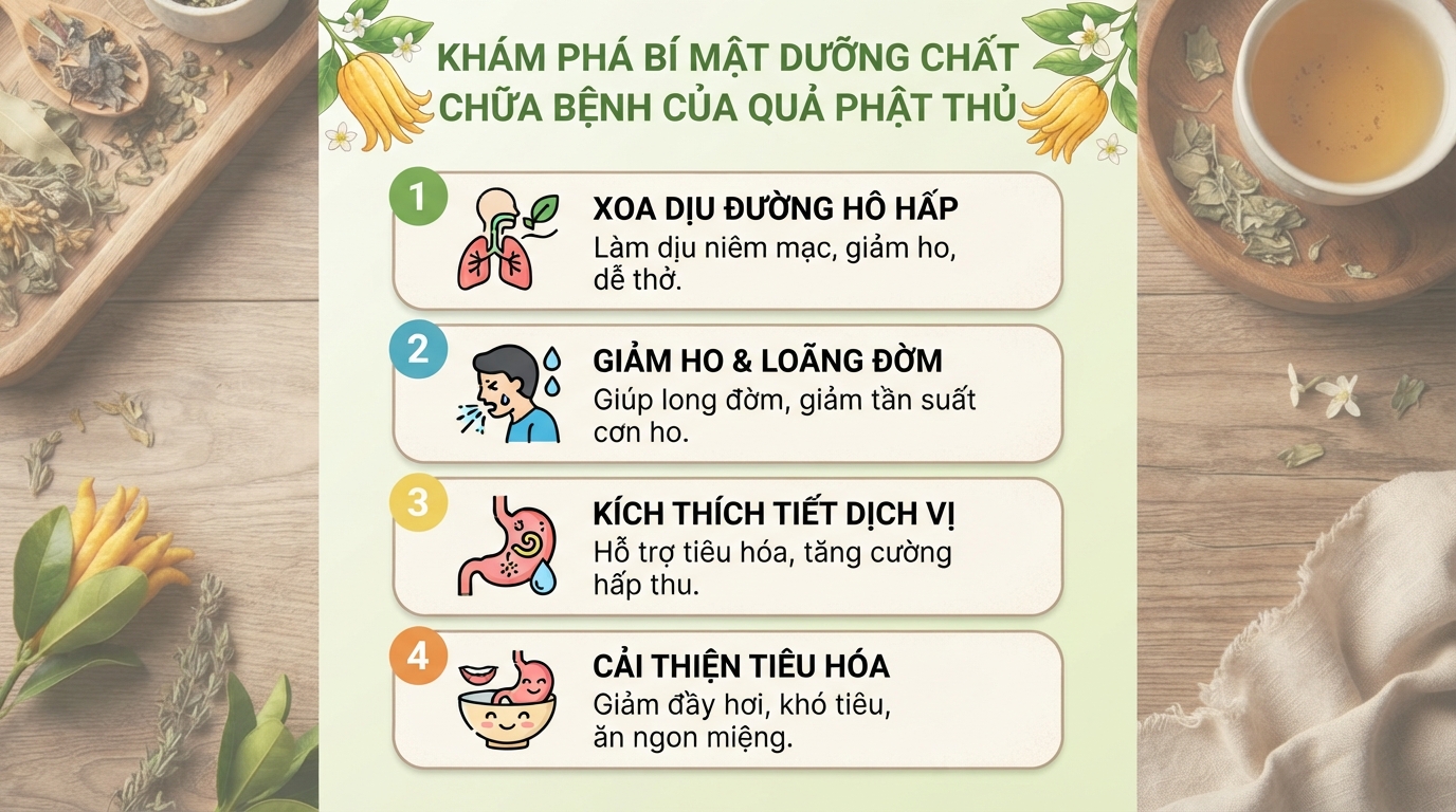Quả phật thủ có ăn được không? Công dụng và cách sử dụng an toàn