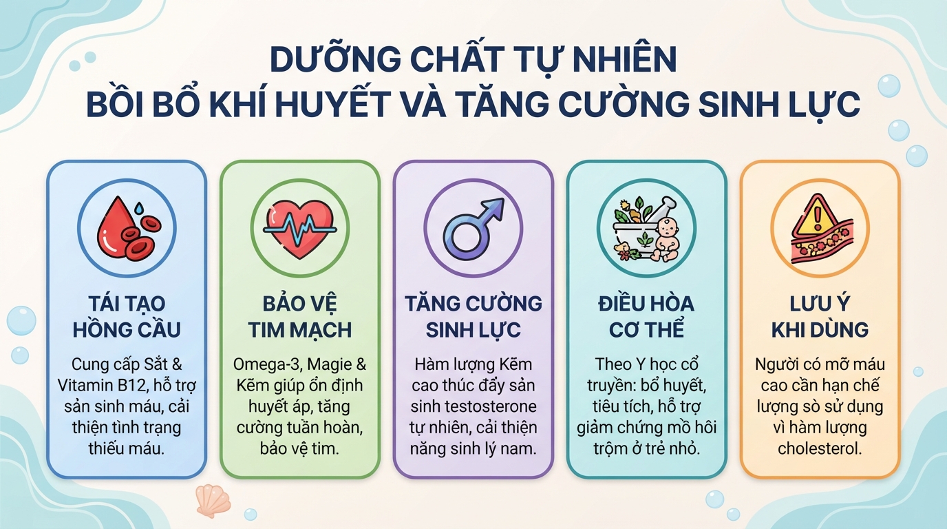 Sò lông có tác dụng gì? Giá trị dinh dưỡng và lưu ý khi ăn