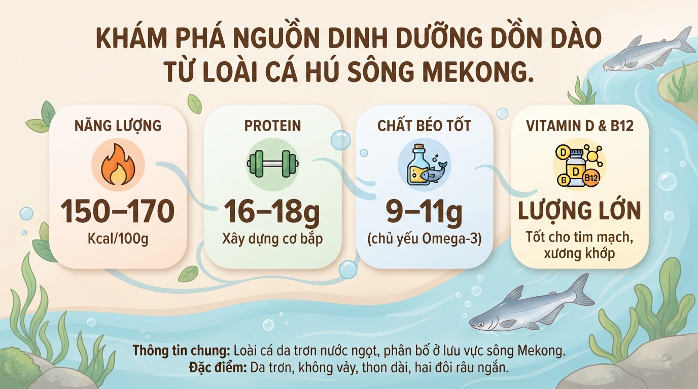 Cá hú bao nhiêu calo? Giá trị dinh dưỡng và cách ăn hợp lý