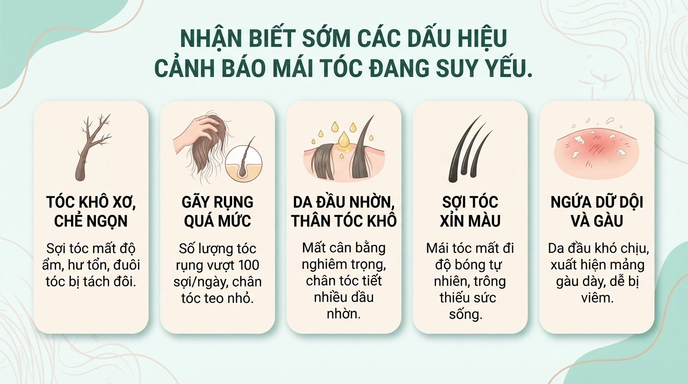 Cách dưỡng tóc khỏe đẹp và hạn chế hư tổn tại nhà
