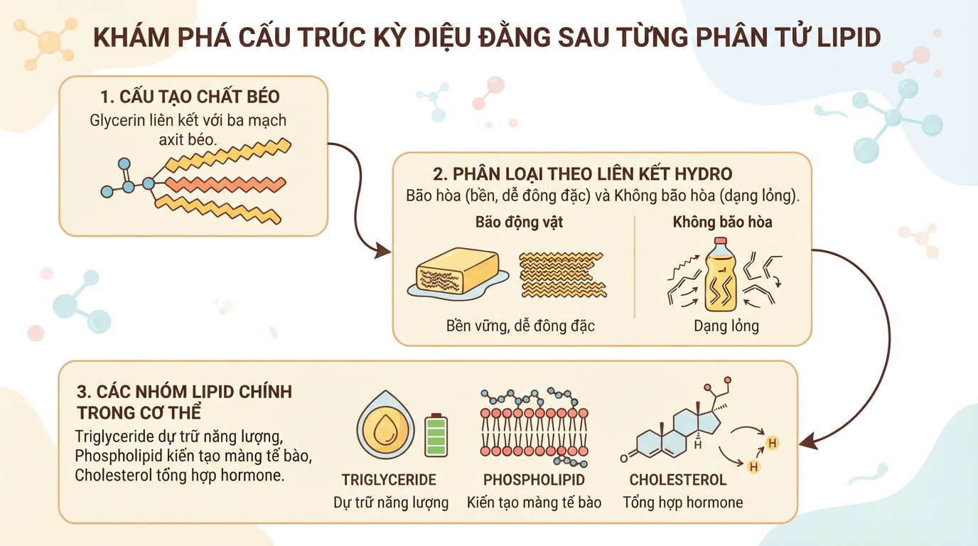 Chất béo là gì? Phân loại, vai trò và cách bổ sung tốt cho sức khỏe