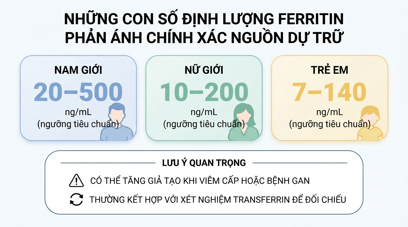 Ferritin là gì? Ý nghĩa chỉ số định lượng ferritin trong máu chi tiết