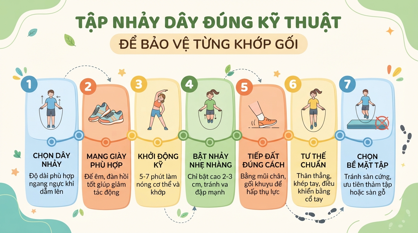 Nhảy dây 1.000 cái giảm bao nhiêu calo? Cách tập luyện hiệu quả