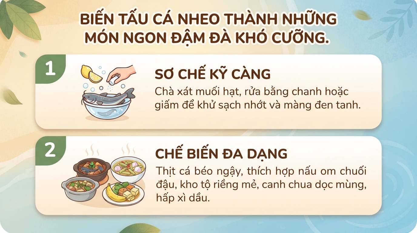 Cá nheo là cá gì? Lợi ích sức khỏe và 7 món ngon dễ làm