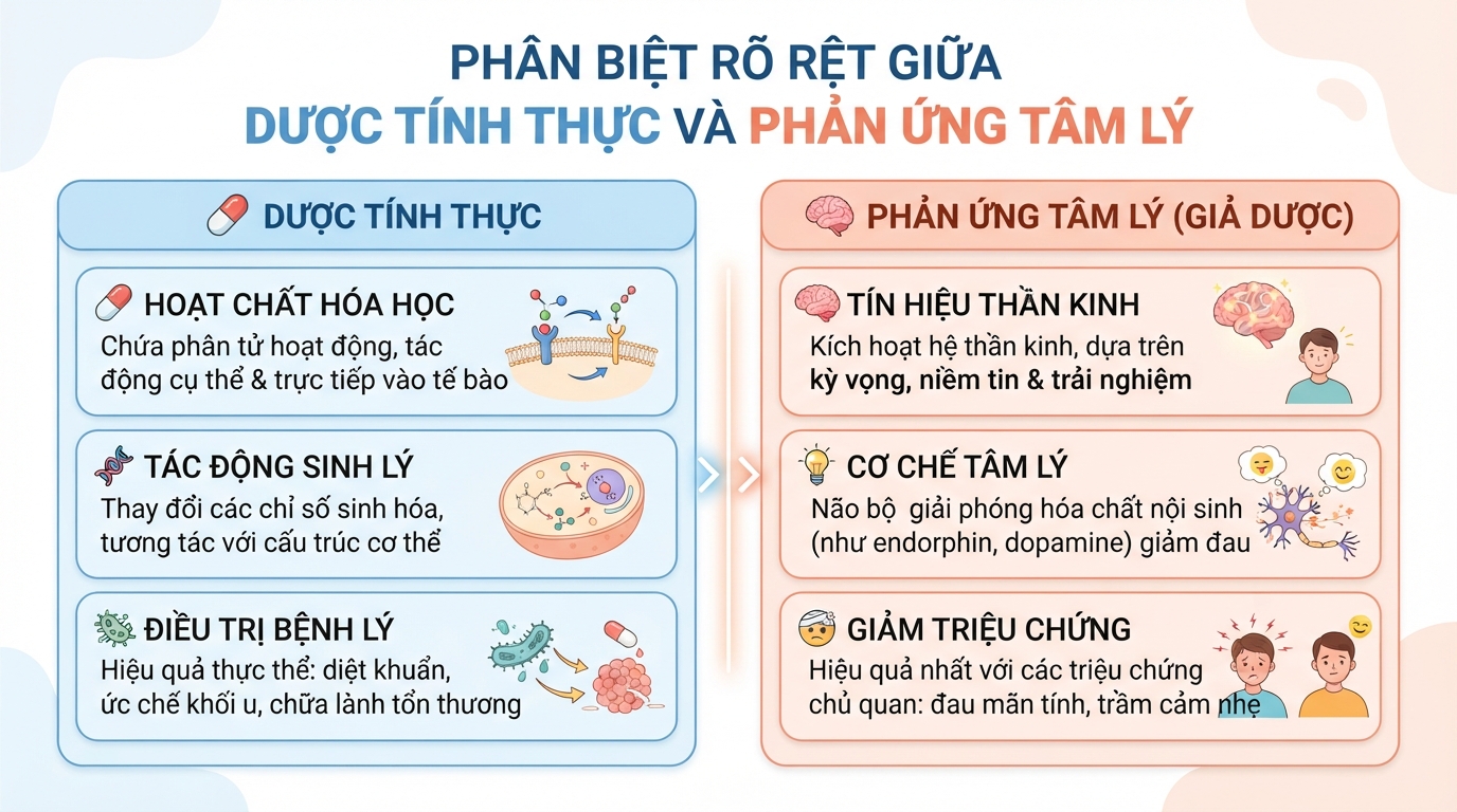 Hiệu ứng giả dược là gì? Ý nghĩa placebo trong y học